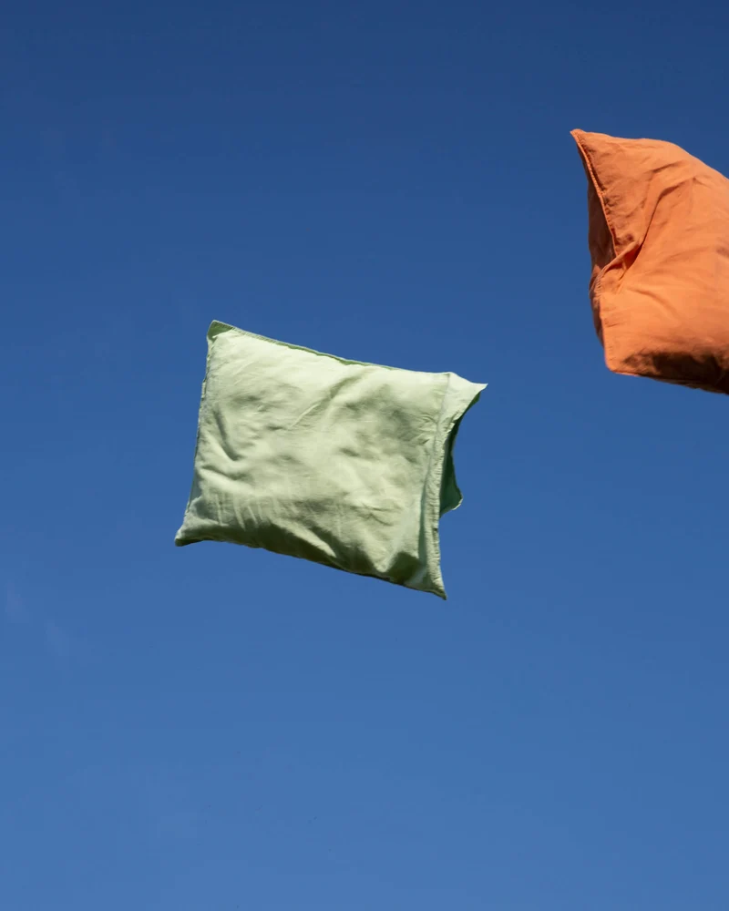 Kussensloop Linnen Green Mint