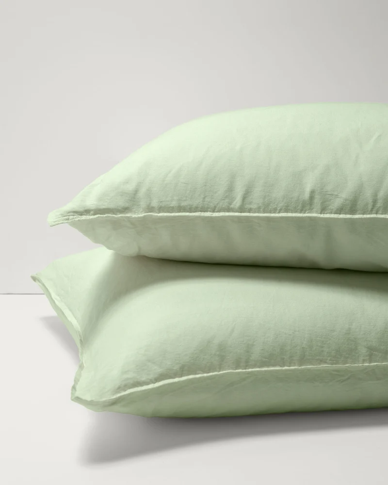 Kussensloop Linnen Green Mint