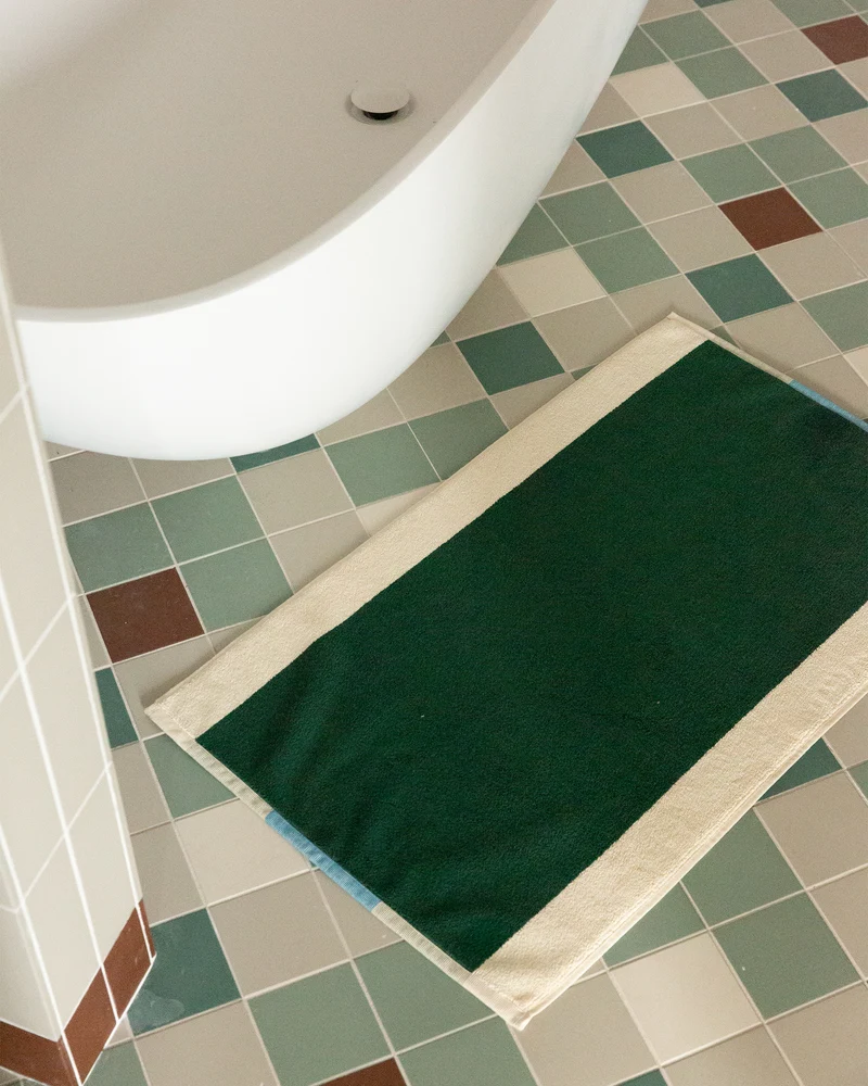 Badmat Aqua Dark Green