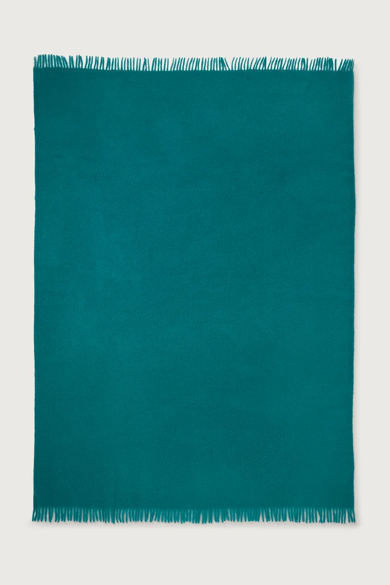 Mohair Plaid Cloud Turquoise
