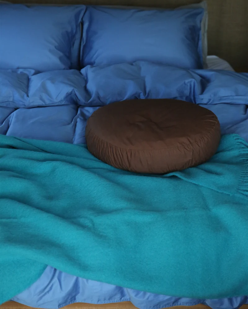 Mohair Plaid Cloud Turquoise