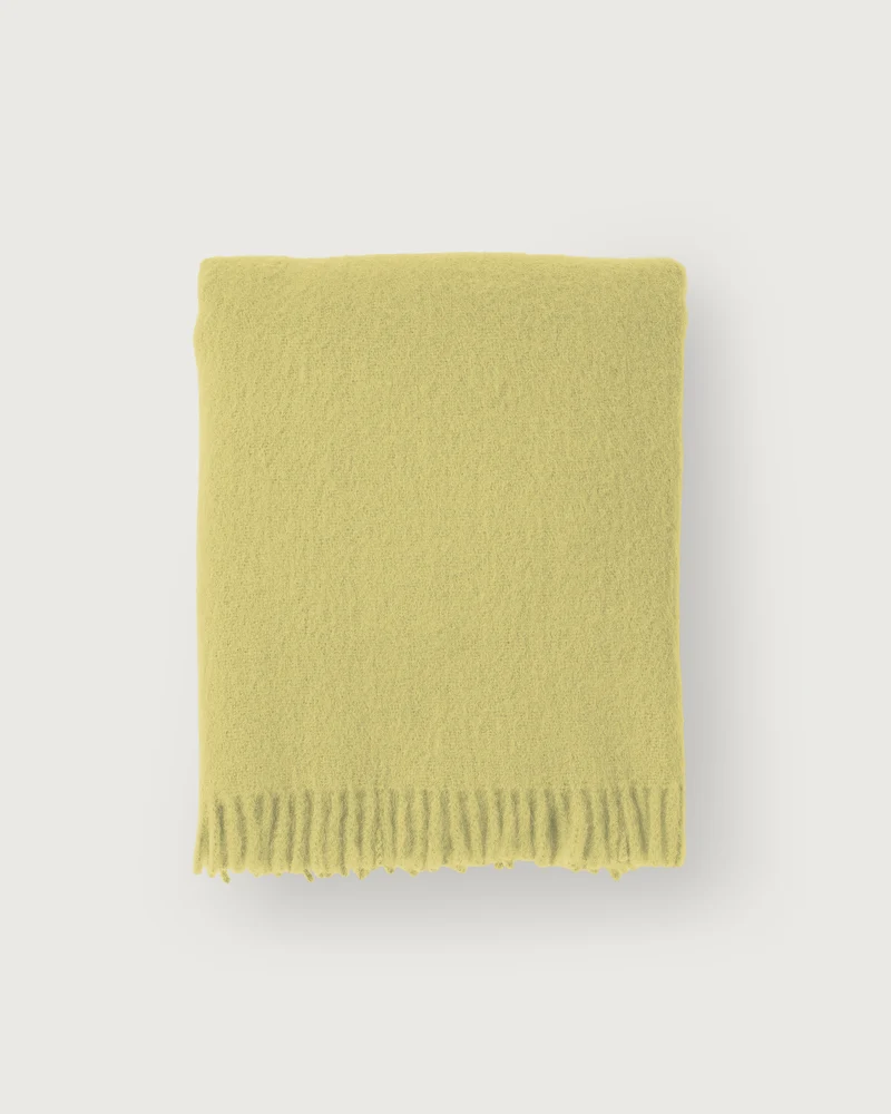 Mohair Plaid Cloud Butter Bean