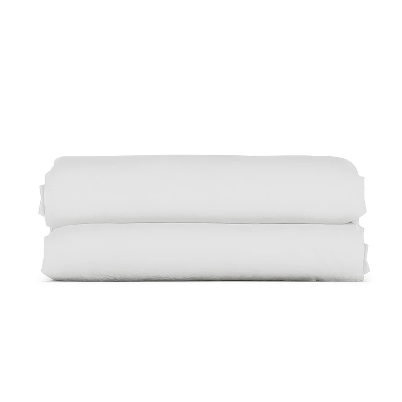 Drap housse élastique, respirant, blanc - Collection Unie