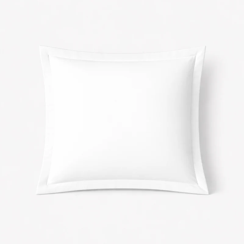 Taie d’oreiller blanche, douce, respirante, lavable, durable - Collection Unie