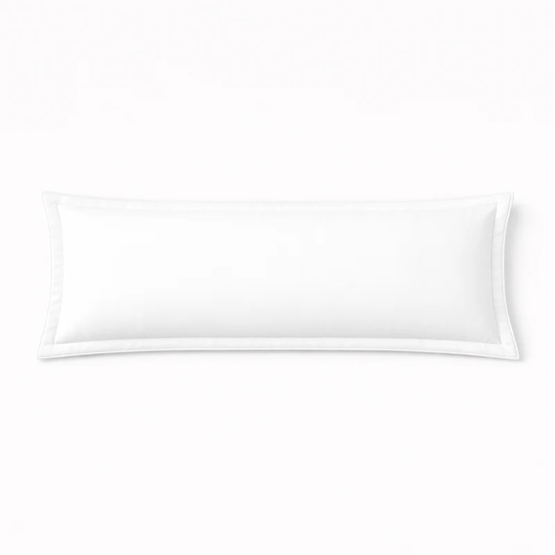 Taie d’oreiller blanche, douce, respirante, lavable, durable - Collection Unie