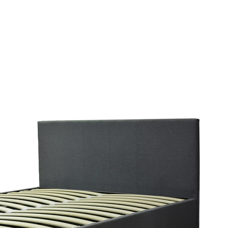 Lit coffre VariLuxe innovant - Tête de lit interchangeable : Tissu et grand coffre