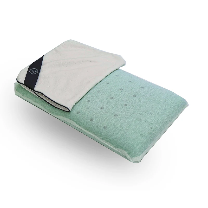Oreiller mémoire de forme Fantasia bleu : Ergonomique et micro perforée