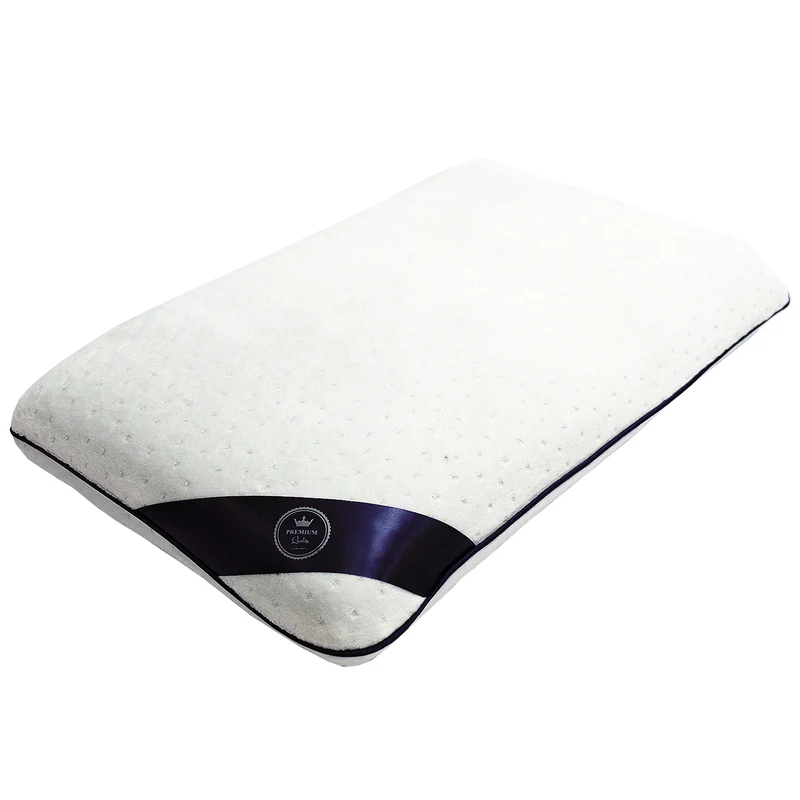 Oreiller mémoire de forme Fantasia bleu : Ergonomique et micro perforée