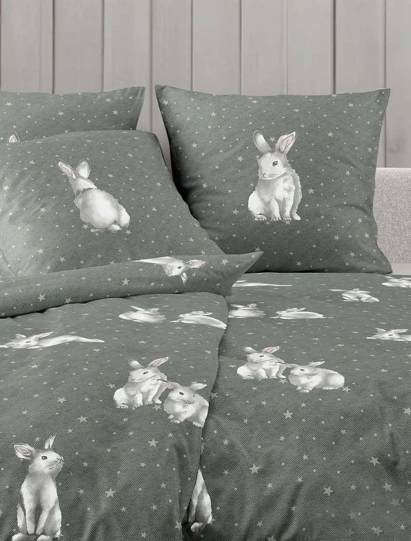 Irisette Feinbiber-Bettwäsche Koala 8654-30 Schneehase