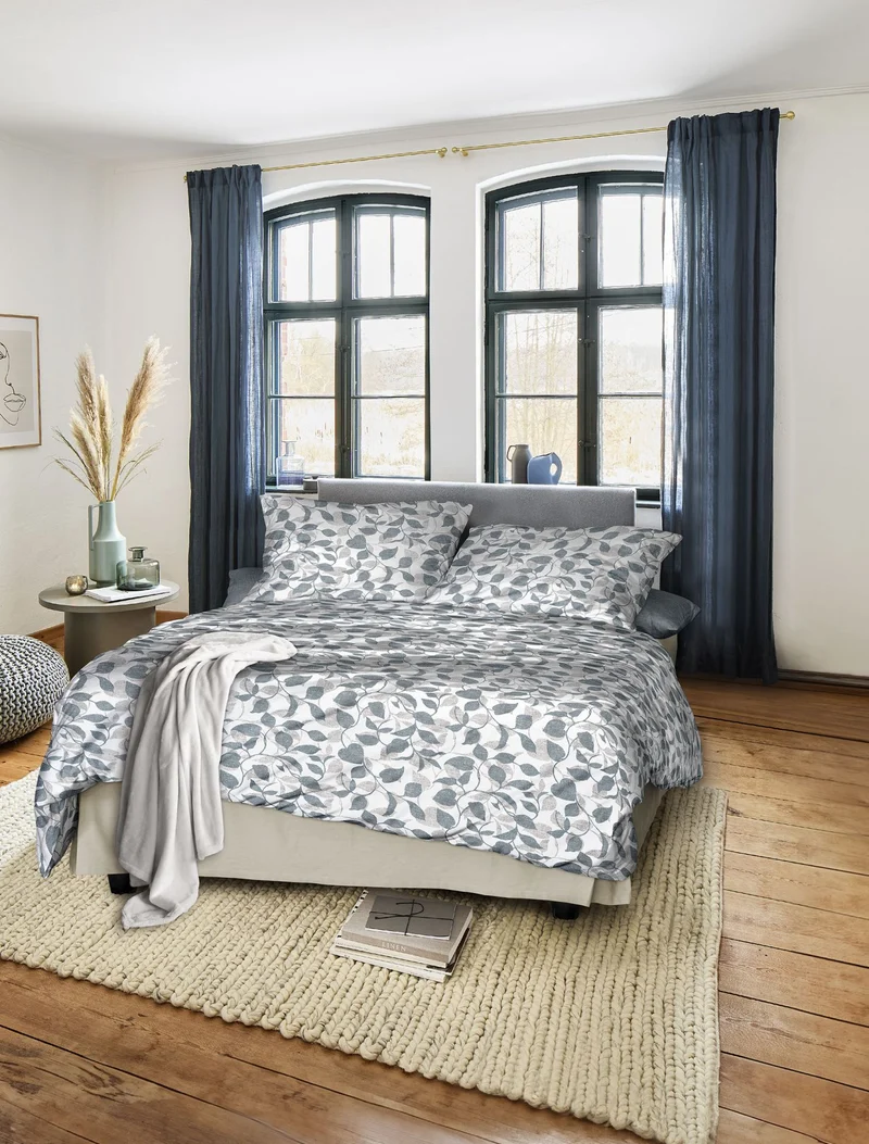Irisette Feinbiber-Bettwäsche Koala 8588-20 blau