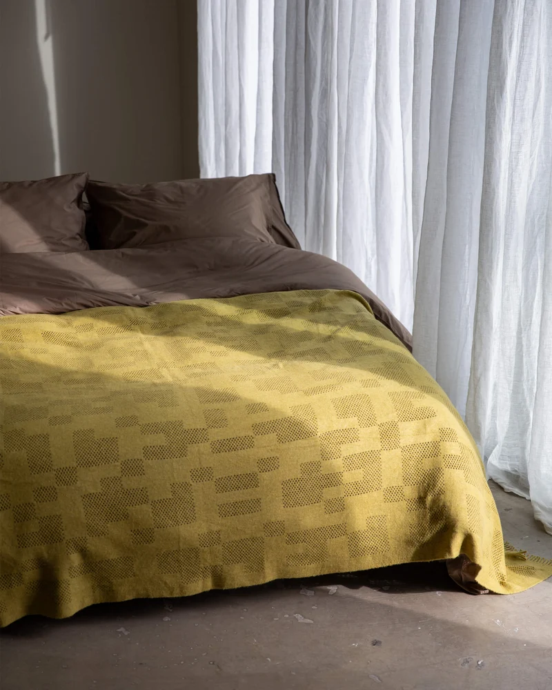 Bedsprei Mesh Avocado Green