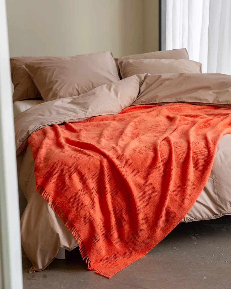 Bedsprei Mesh Tomato Red