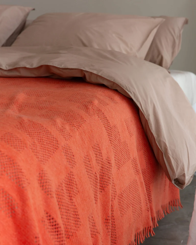 Bedsprei Mesh Tomato Red