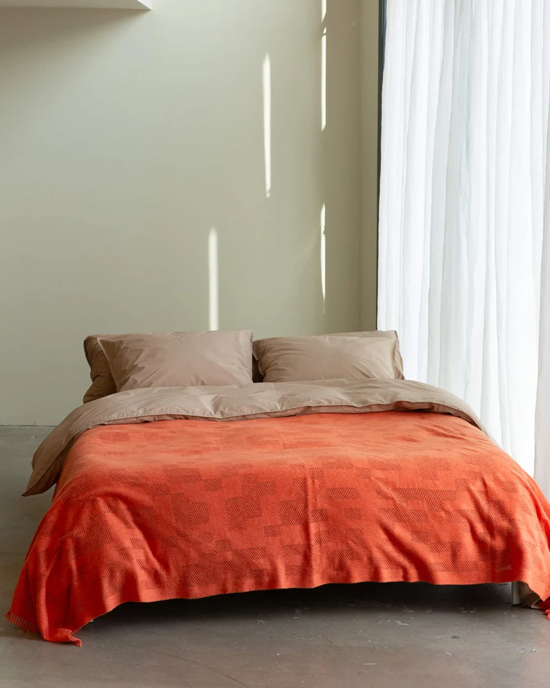 Bedsprei Mesh Tomato Red