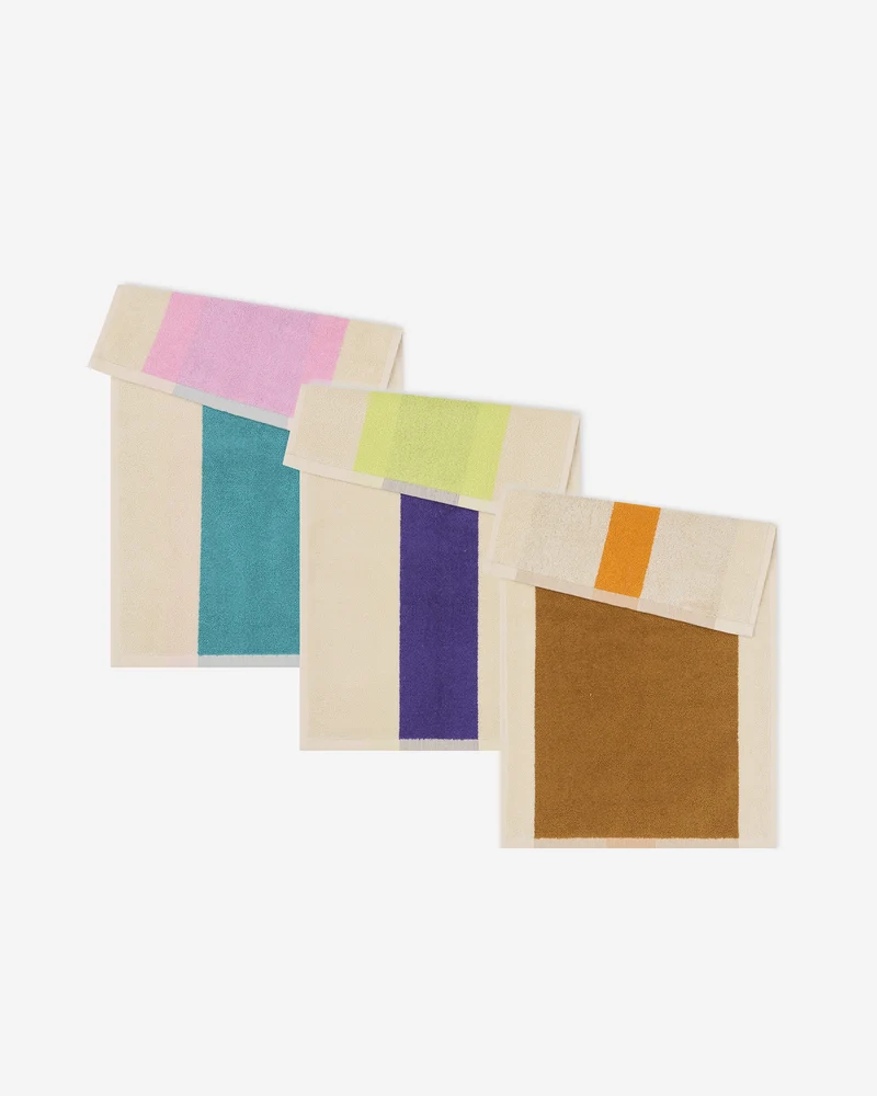 Gastendoekjes Set Turquoise Purple Toffee (3 st.)