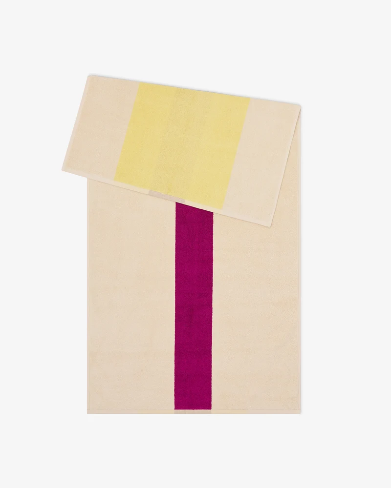 Badhanddoek Yellow Fuchsia