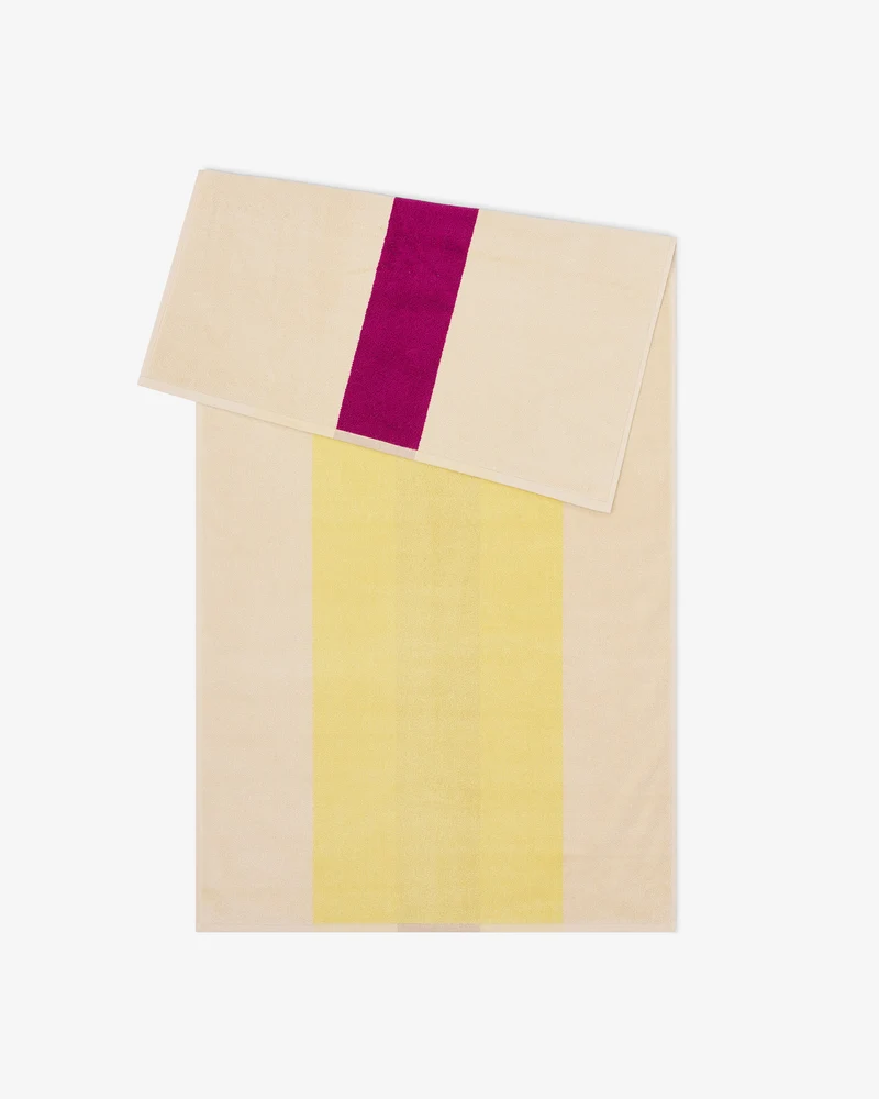 Badhanddoek Yellow Fuchsia