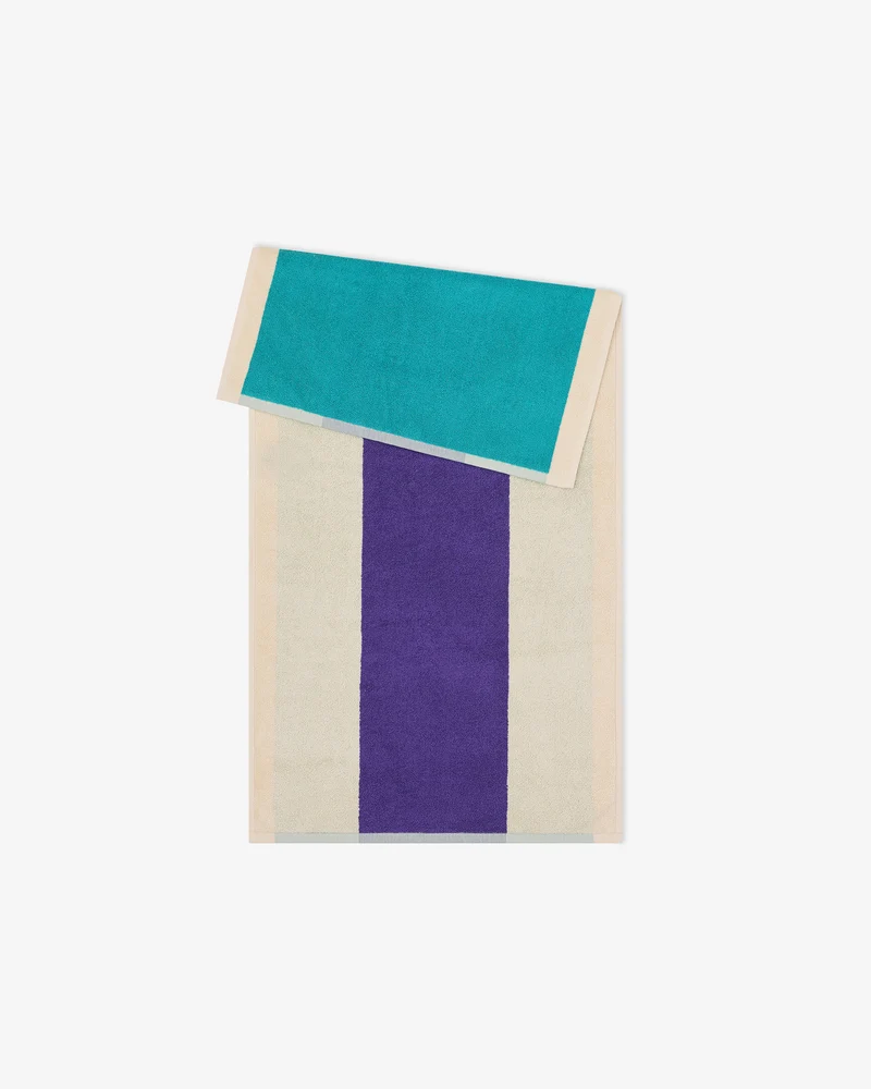 Handdoek Turquoise Purple