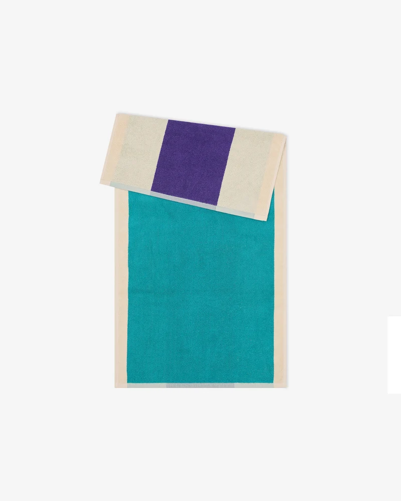 Handdoek Turquoise Purple