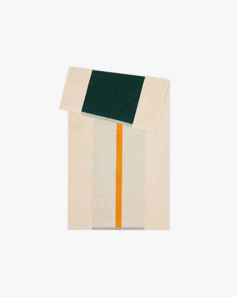 Handdoek Dark Green Orange