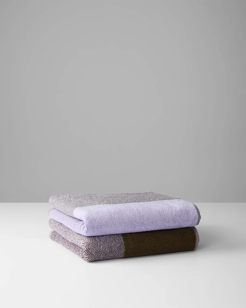 Handdoeken Set Blend Green Lilac (2 st.)