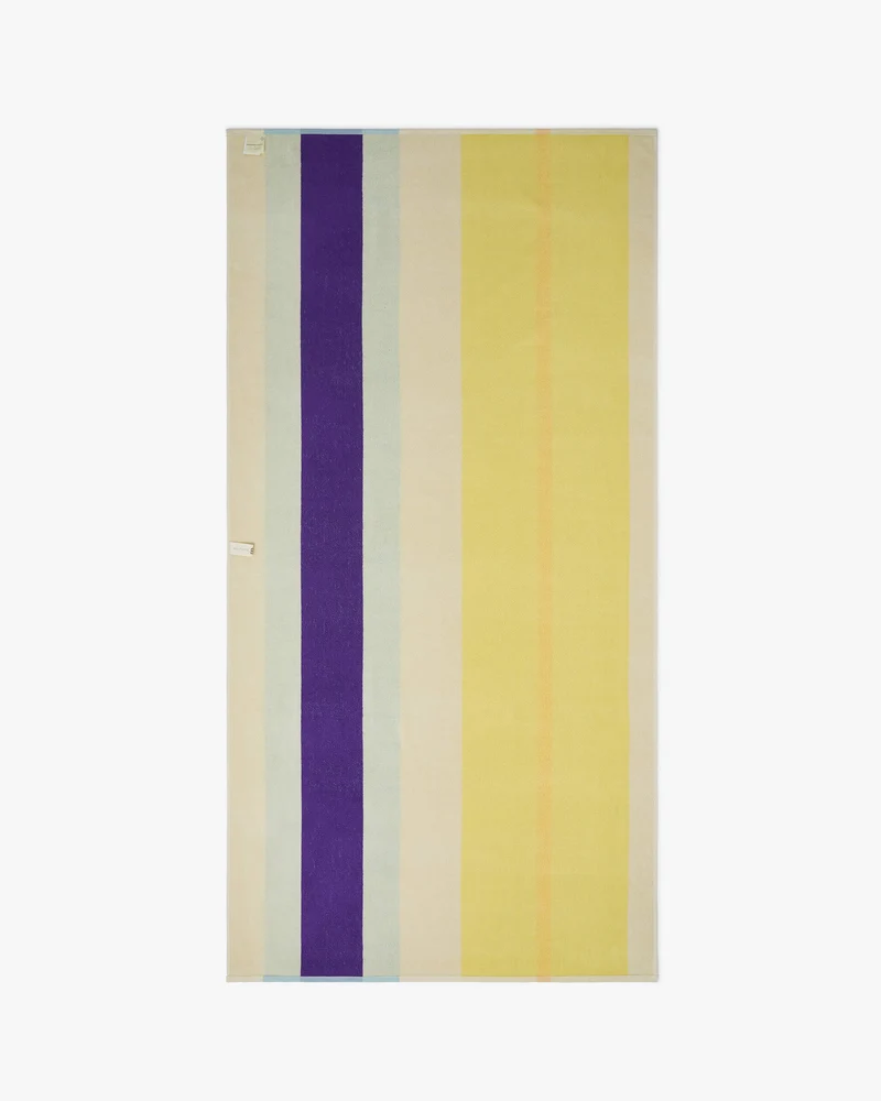 Strandlaken Aqua Orange Purple Yellow