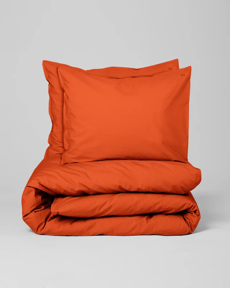 Bettwäsche-Set Baumwolle Poppy Orange