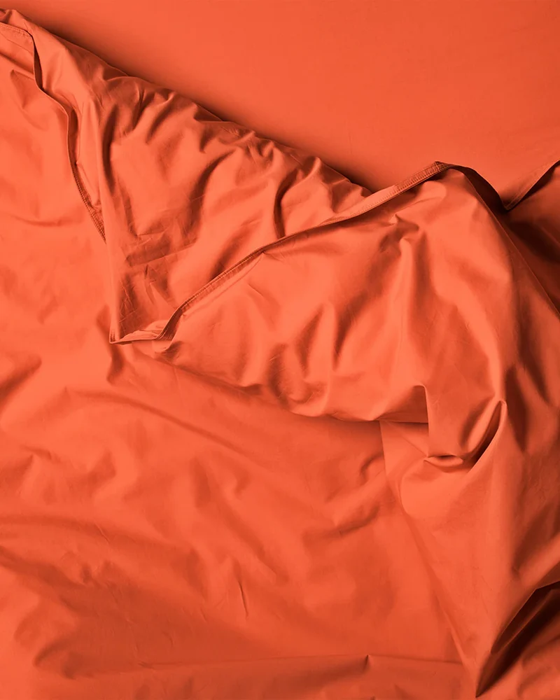Bettwäsche-Set Baumwolle Poppy Orange