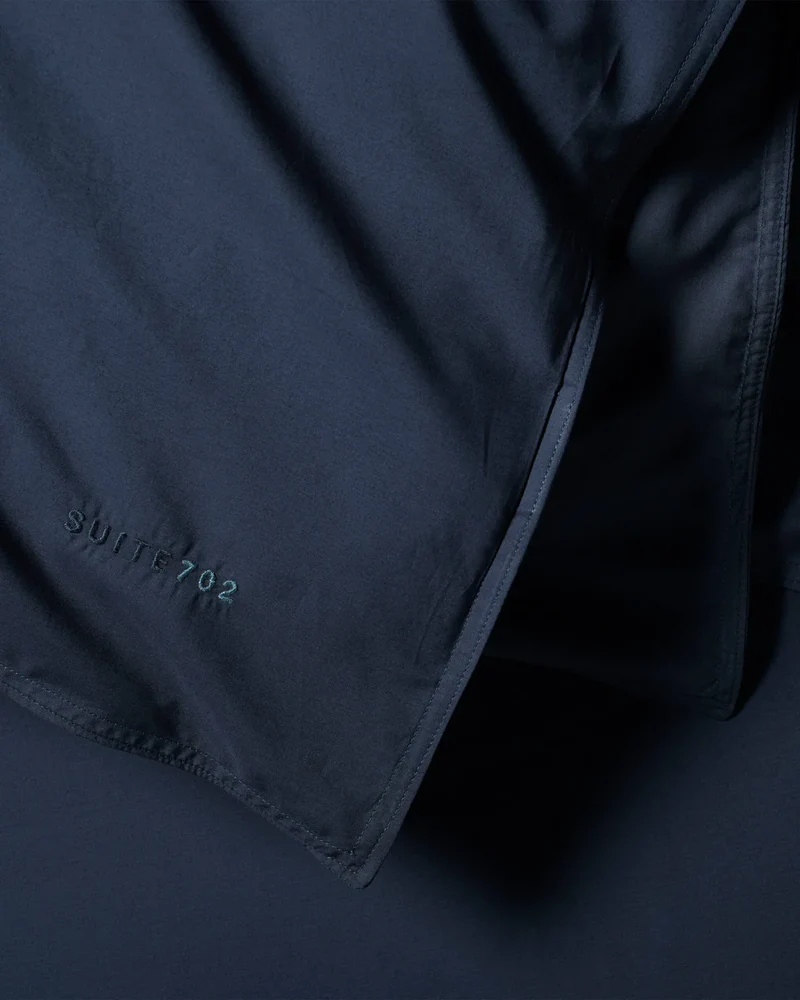 Bettwäsche-Set Baumwolle Navy Blue