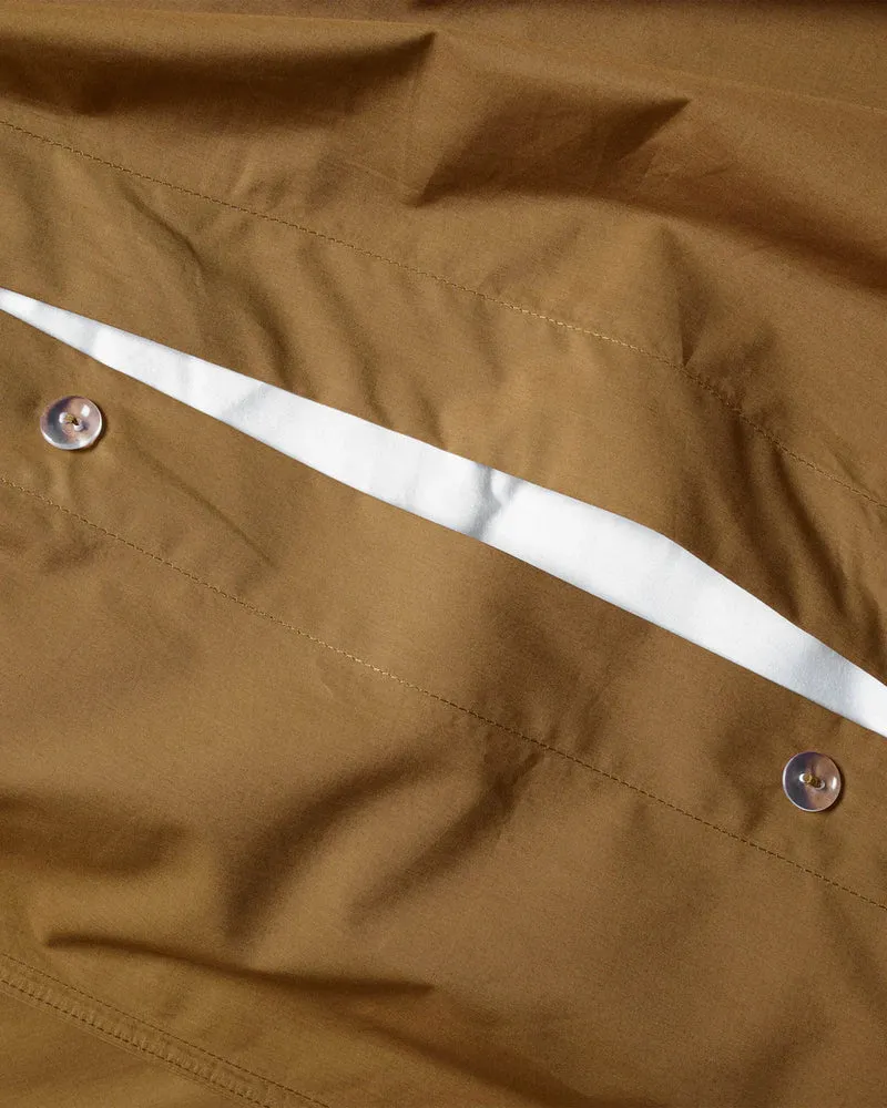 Bettwäsche-Set Baumwolle Khaki Gold