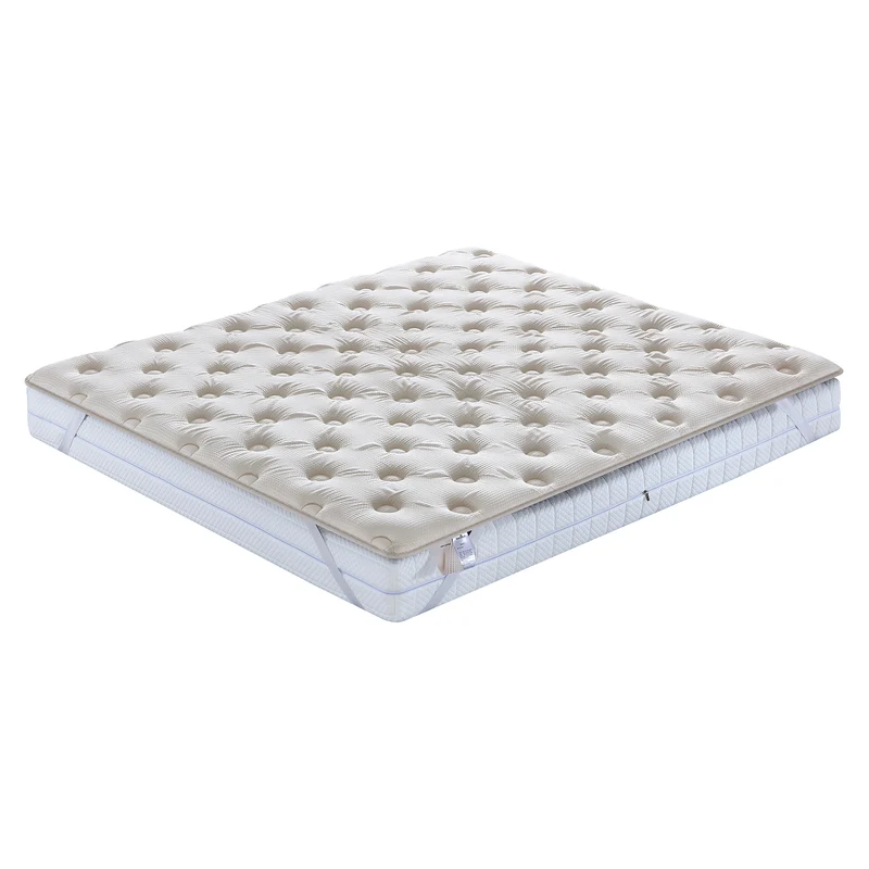 Surmatelas latex et mémoire de forme, enveloppe Bamboo - Collection Latex