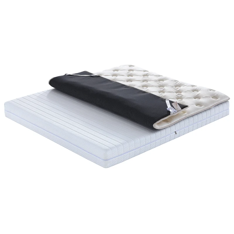 Surmatelas latex et mémoire de forme, enveloppe Bamboo - Collection Latex