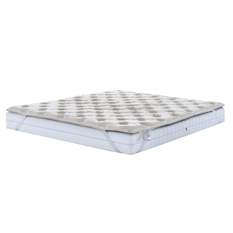 Surmatelas latex et mémoire de forme, enveloppe Bamboo - Collection Latex