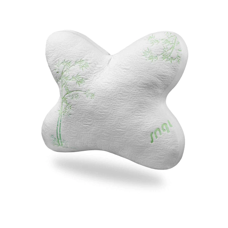 Oreiller papillon ergonomique, microfibre, déhoussable - Collection Papillon