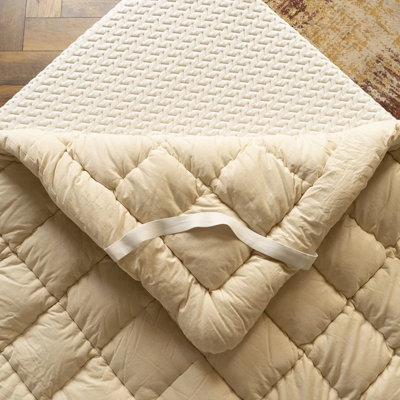 Surmatelas laine Mérinos 100% biologique, bonnet élastique - Collection Fjord