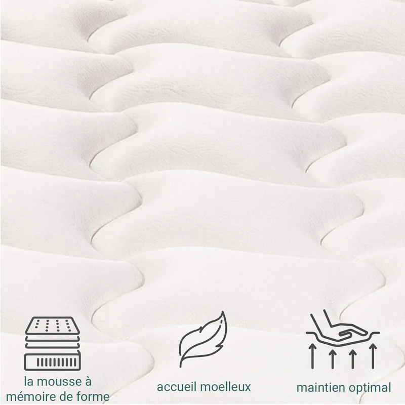 Pack Vintage : Lit Rétro Chic & Matelas César