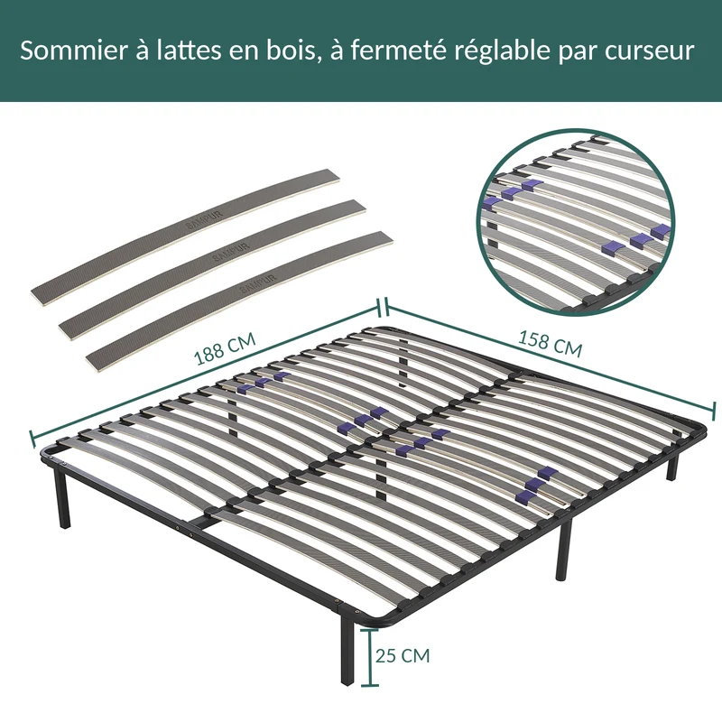 Sommier morphologique, confort personnalisé - Collection SoftDream