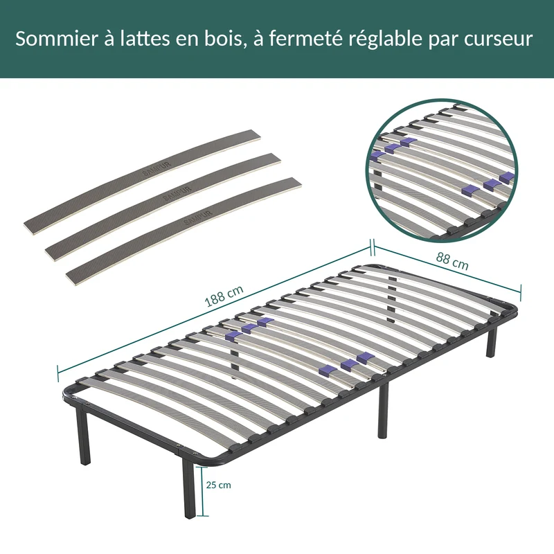 Sommier morphologique, confort personnalisé - Collection SoftDream