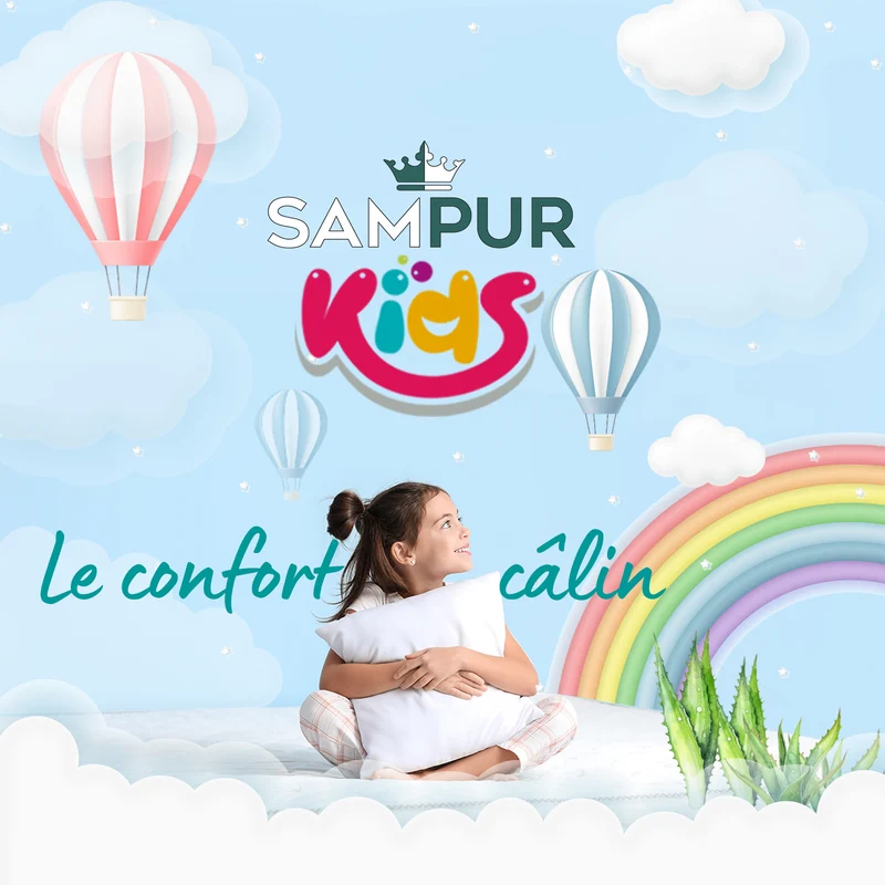 Couette enfant 4 saisons Kuzco : douce et réversible