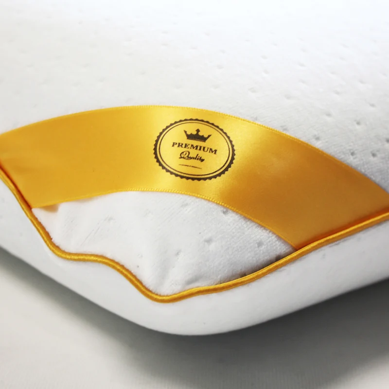 Traversin mémoire de forme, soutien cervical, déhoussable - Collection Gold
