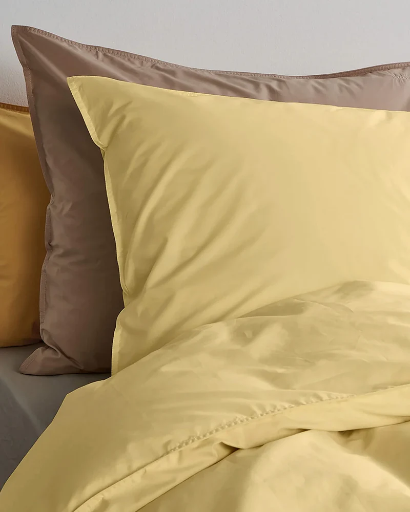 Bettwäsche-Set Baumwolle Butter Yellow