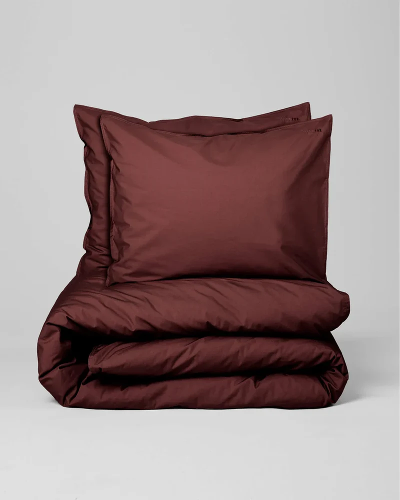 Bettwäsche-Set Baumwolle Brique Red