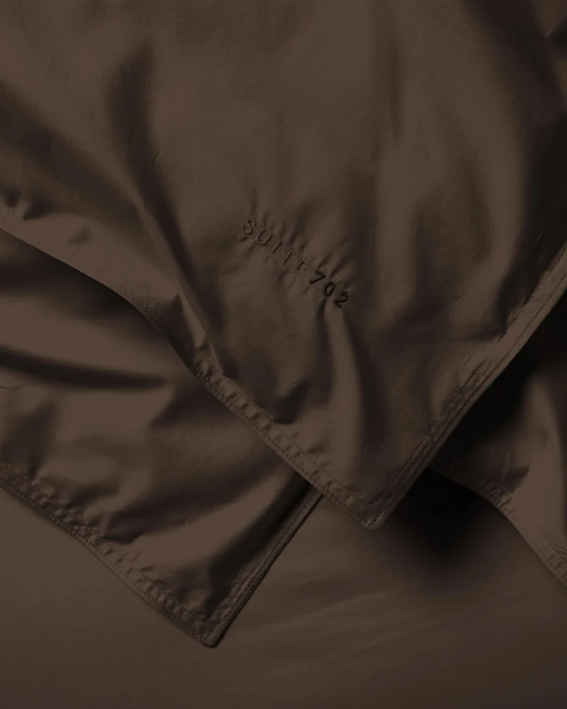 Kussensloop Katoen Coffee Brown