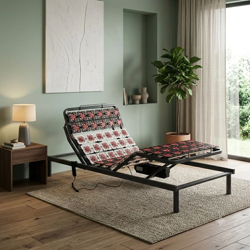 Sommier électrique orthopédique à plots, encastrable - Collection Technoflex