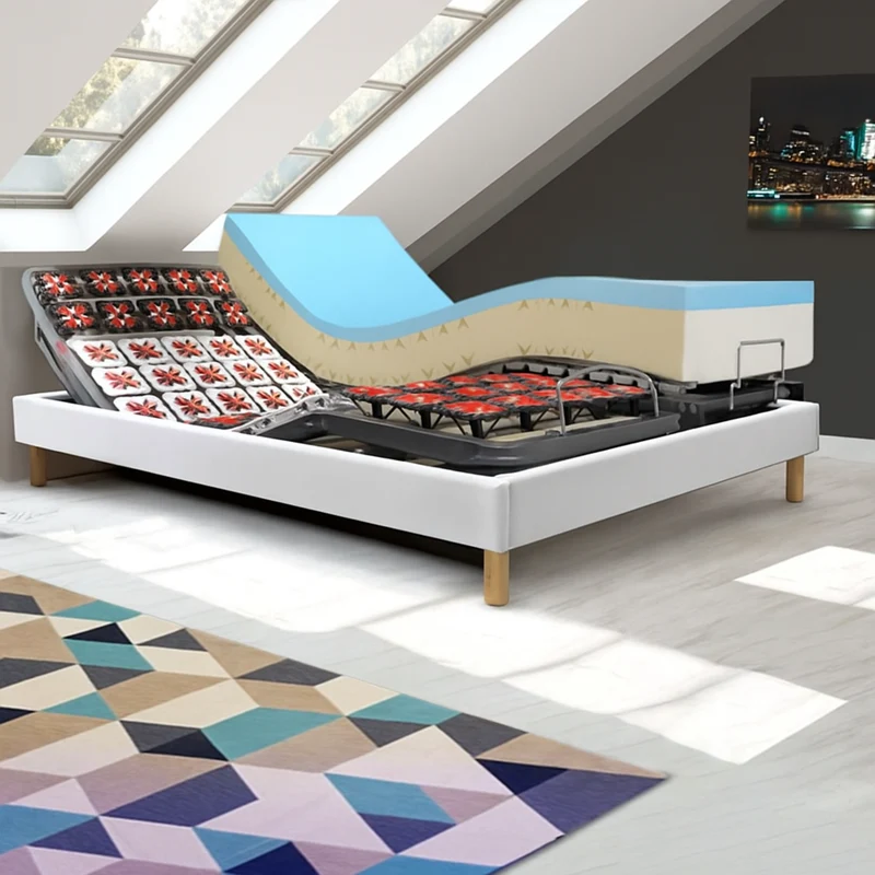 Matelas mémoire de forme, lit électrique - Collection Visco Dream