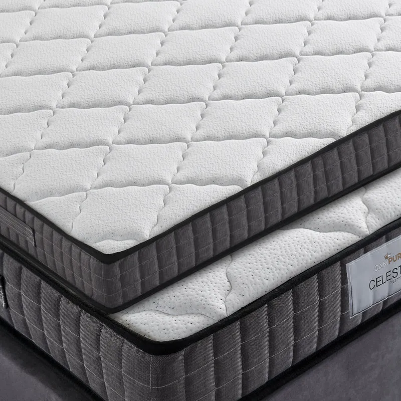Matelas mémoire de forme, ressorts ensachés - Collection Céleste