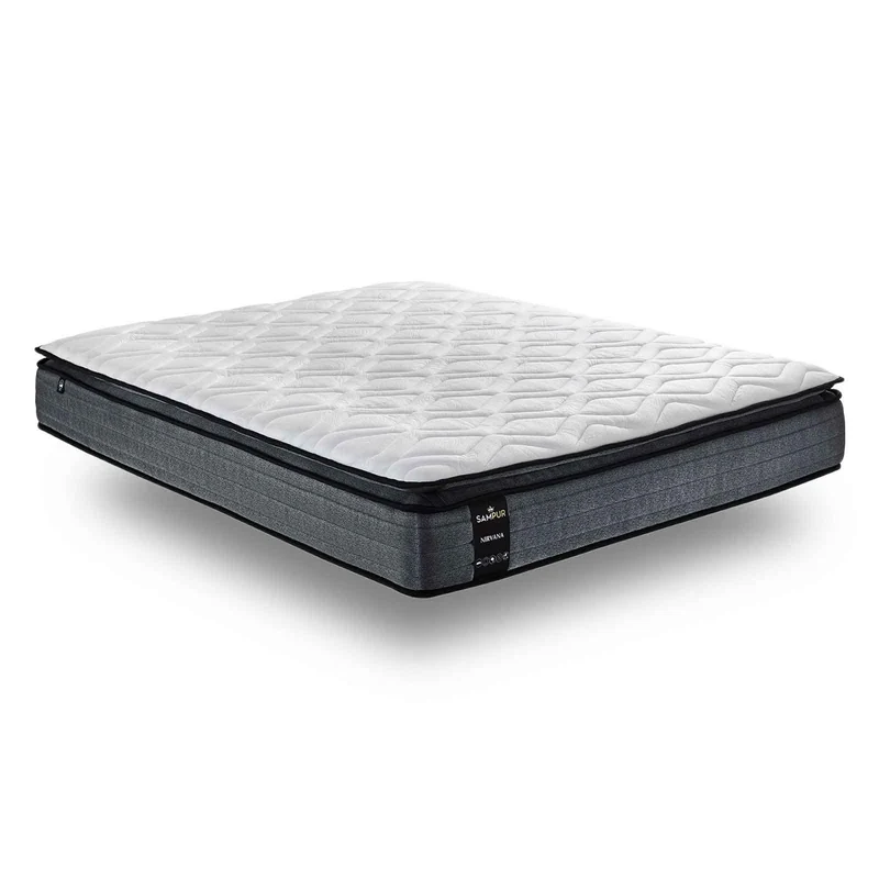 Matelas latex, ressorts ensachés, mémoire de forme - Collection Nirvana