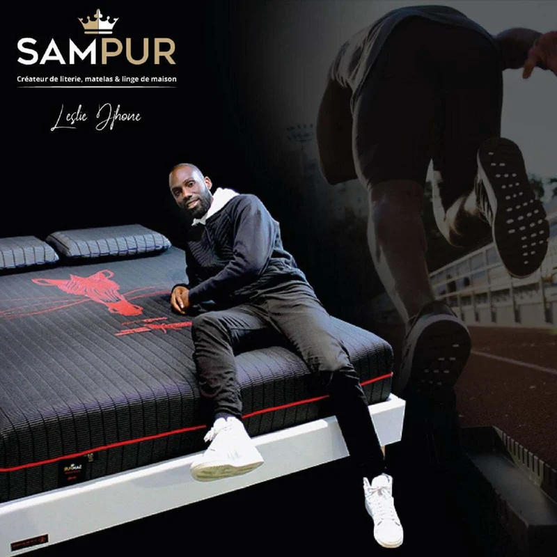 Matelas mémoire de forme, ressorts carbone et déhoussable - Collection AIR FOAM®