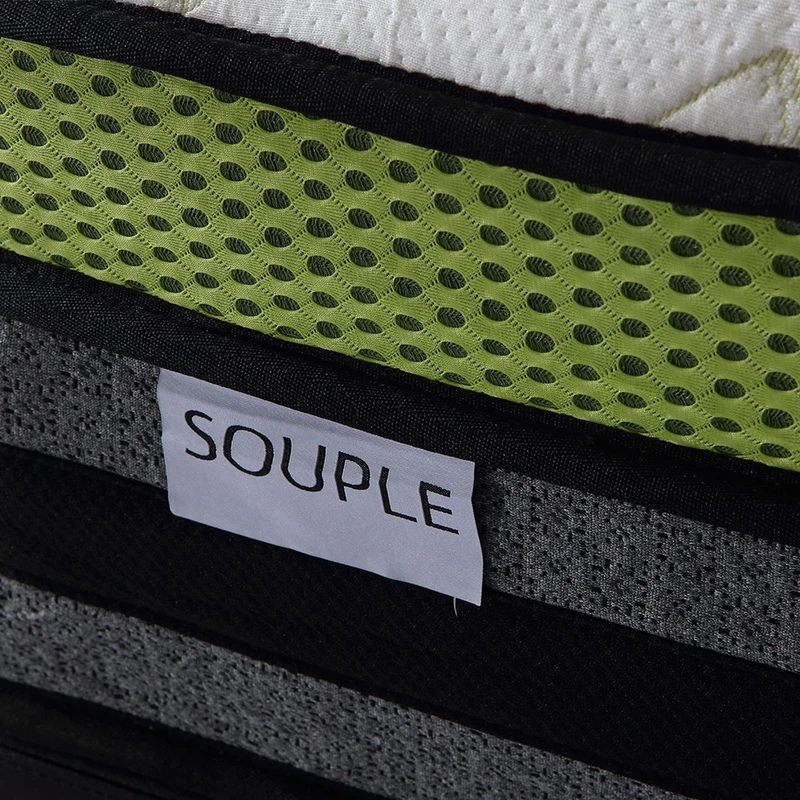 Matelas bi-confort souple/ferme, mémoire de forme, ressorts - Collection Bi-Confort