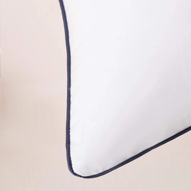 Traversin ergonomique, plumes de canard, tissu coton - Collection Luxe
